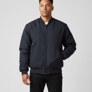 Horace Small "Made for Heroes" Navy Blue Bomber Men's Jacket - Size XXL